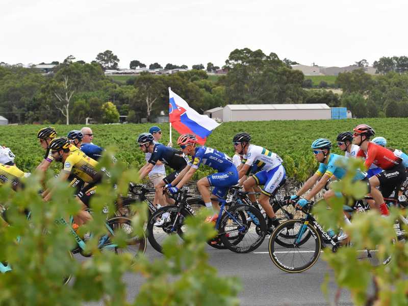 Inizia il Santos Tour Down Under (foto Epa via Ansa)