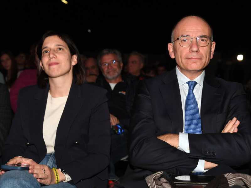 Anche Letta è contro la candidatura di Schlein. La leader a Gubbio per due ore
