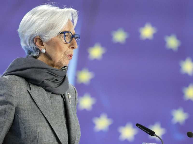 &nbsp;Christine Lagarde, presidente della Bce (Ansa)<br />