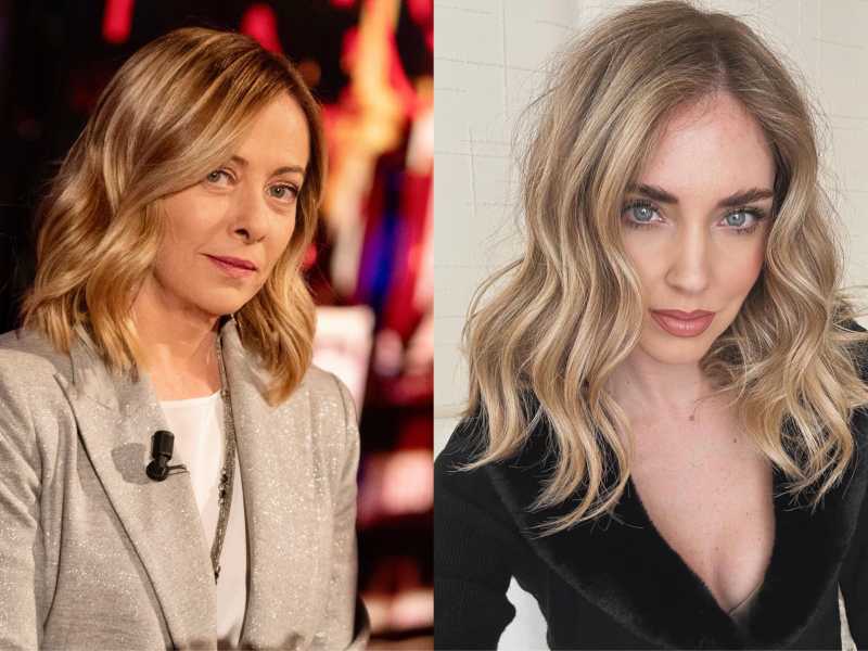  Giorgia Meloni e Chiara Ferragni - foto Ansa e Instagram