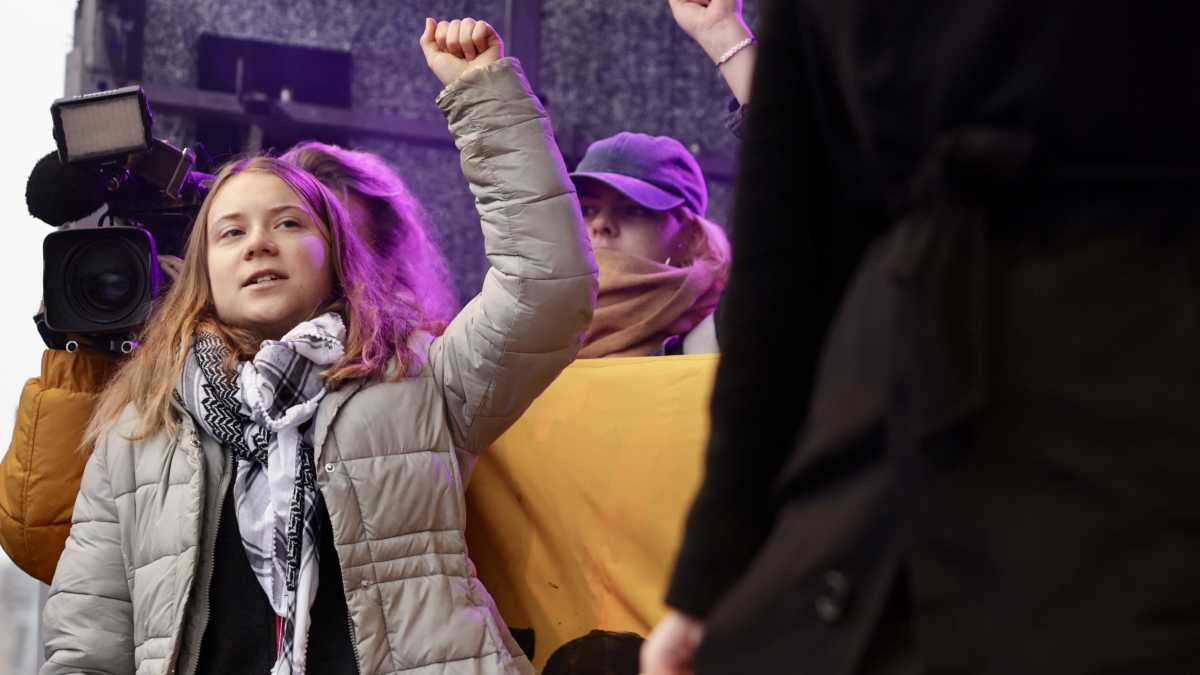 Immagine di La deriva ecologista. Greta Thunberg molla il clima per la Palestina. Ogni giorno in piazza