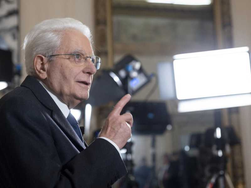  Sergio Mattarella - foto Ansa