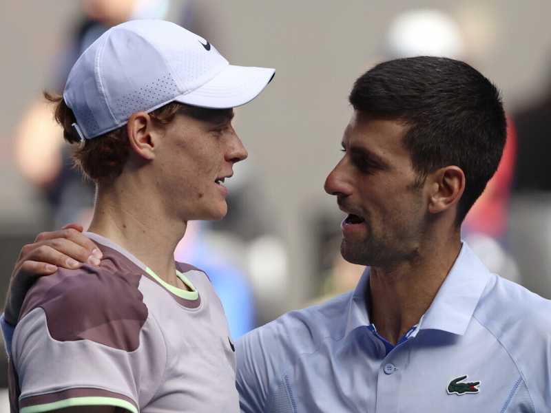 Sinner batte Djokovic e conquista la finale degli Australian Open