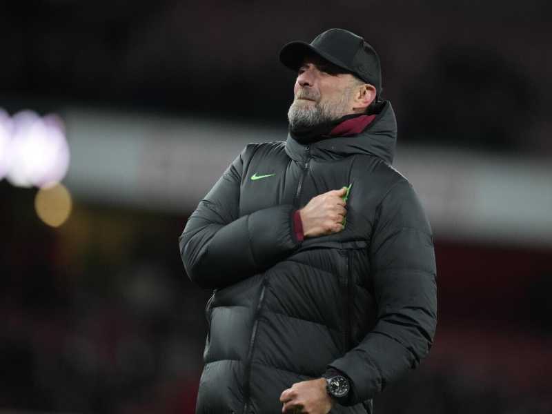 Jürgen Klopp ha annunciato che lascerà il Liverpool a fine stagione (foto Ap, via LaPresse)<br />