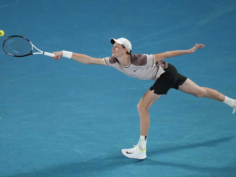 Jannik Sinner (foto Ap, via LaPresse)
