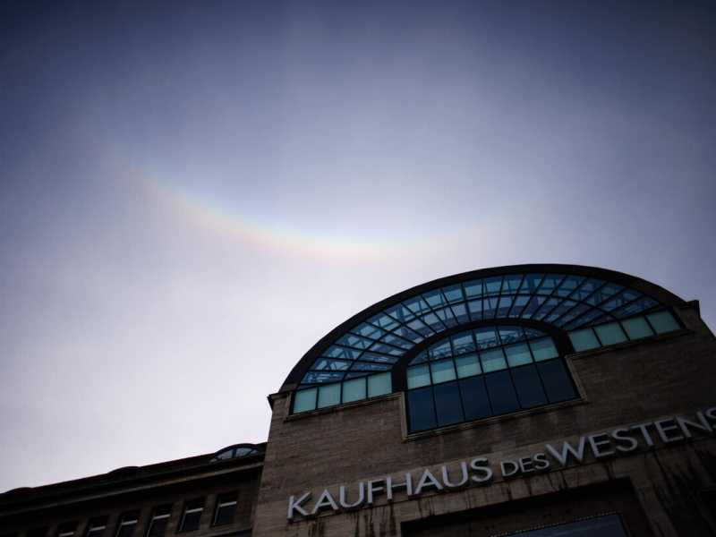 Il KaDeWe di Berlino (foto Epa, via Ansa)