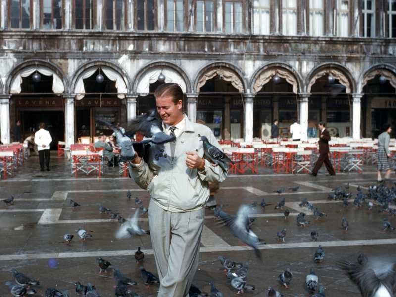 Piazza San Marco a Venezia, circa 1952 (GettyImages)