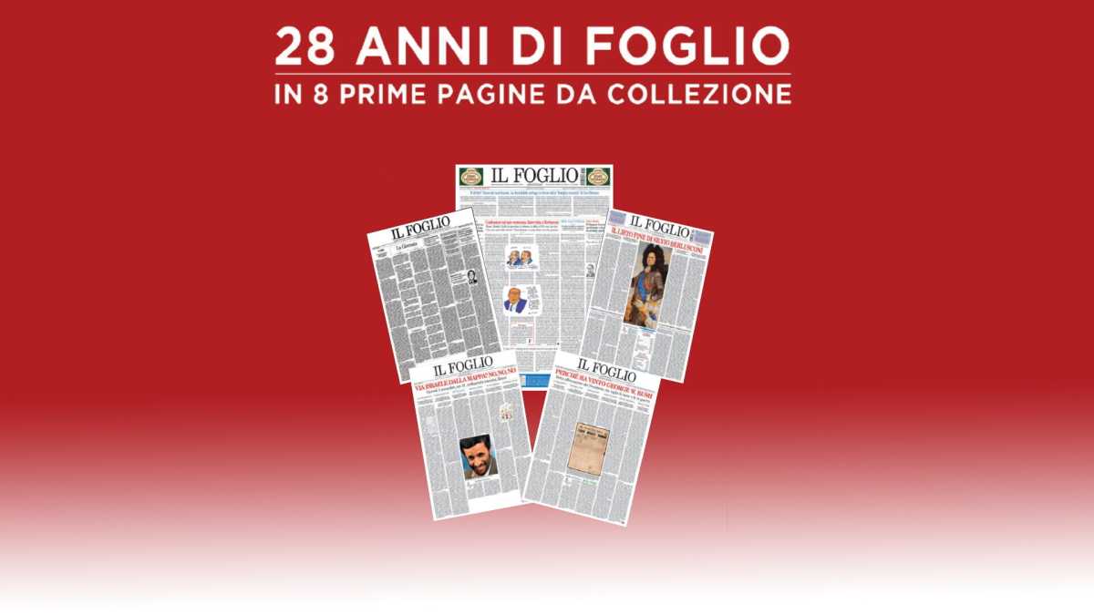 Immagine di Ventotto anni di Foglio in otto pagine da collezione