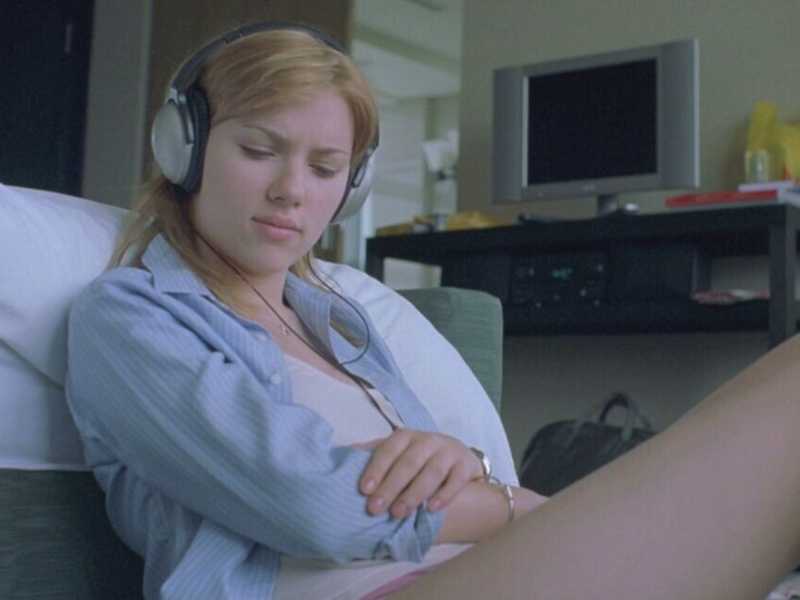 Scarlett Johansson in una scena di "Lost in Translation", film del 2003 diretto da Sofia Coppola <br />