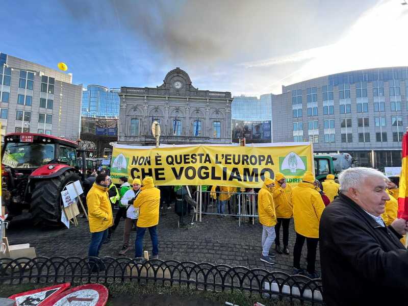 Trattori a Bruxelles. Foto di Pietro Guastamacchia 