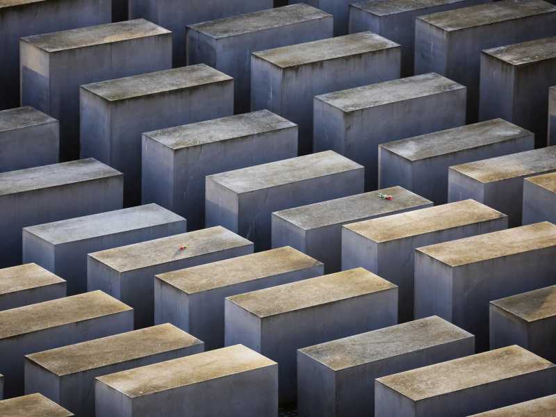 &nbsp;Il memoriale della Shoah a Berlino (Getty)