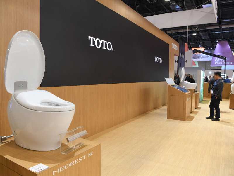 Lo stand di Toto al Ces di Las Vegas 2020 (foto Getty)