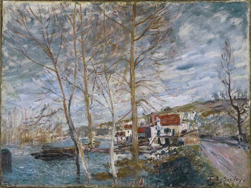  Inondazione a Moret, Alfred Sisley<br />