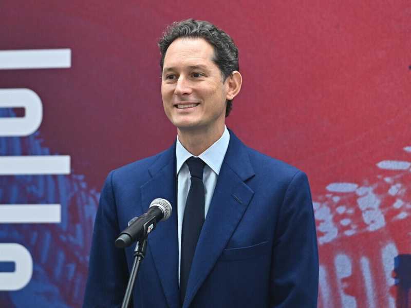 John Elkann - foto Ansa