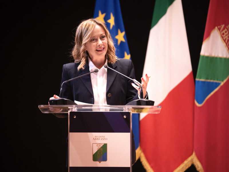  Giorgia Meloni - foto Ansa