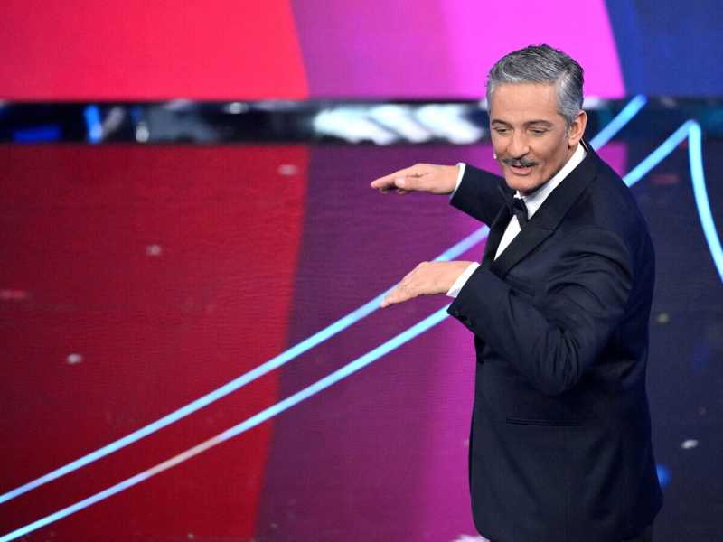 &nbsp;Fiorello a Sanremo 2024 - foto Ansa
