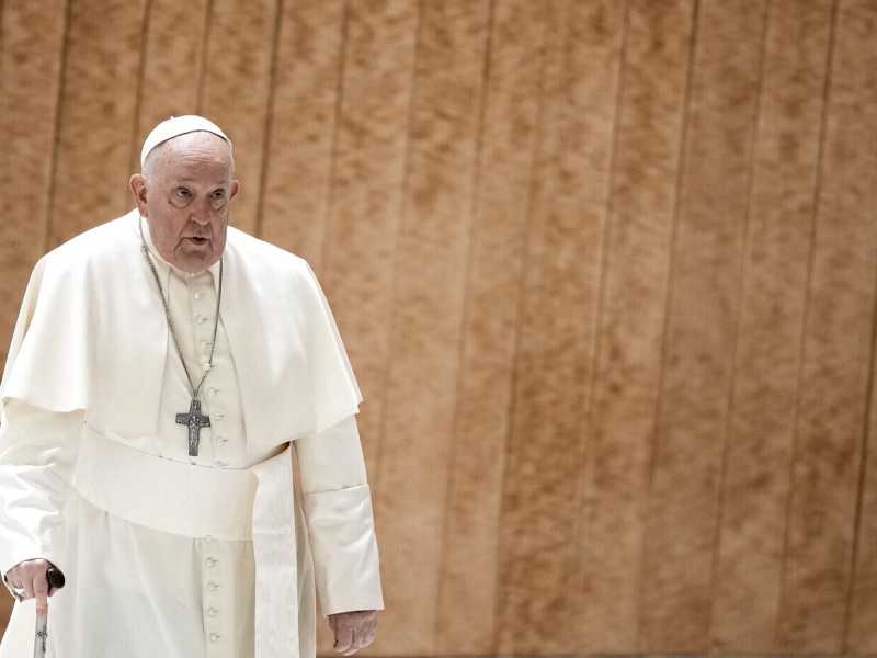 Papa Francesco (foto di Andrew Medichini per Ap, via LaPresse)