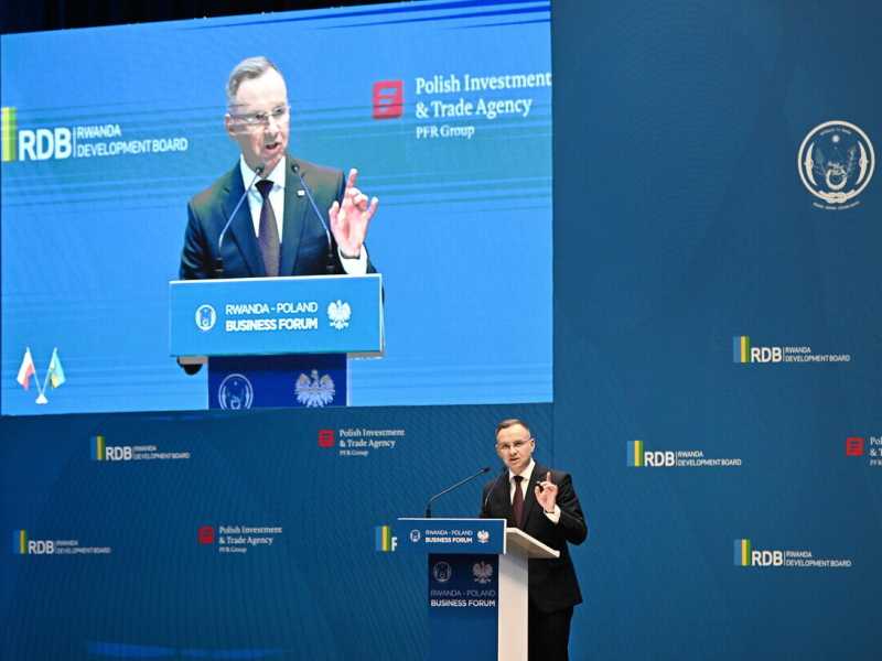 &nbsp;Il presidente della Polonia Andrzej Duda - foto Ansa