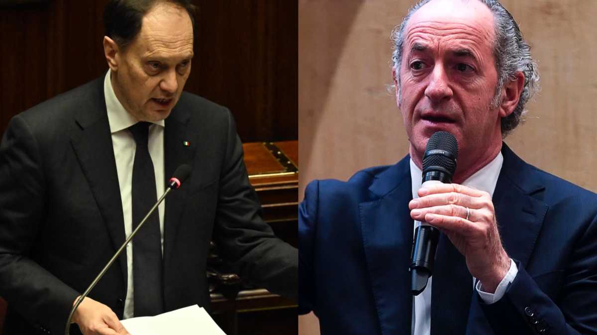Immagine di Screzio FdI-Lega sul terzo mandato. Ciriani: "Zaia non è eterno"