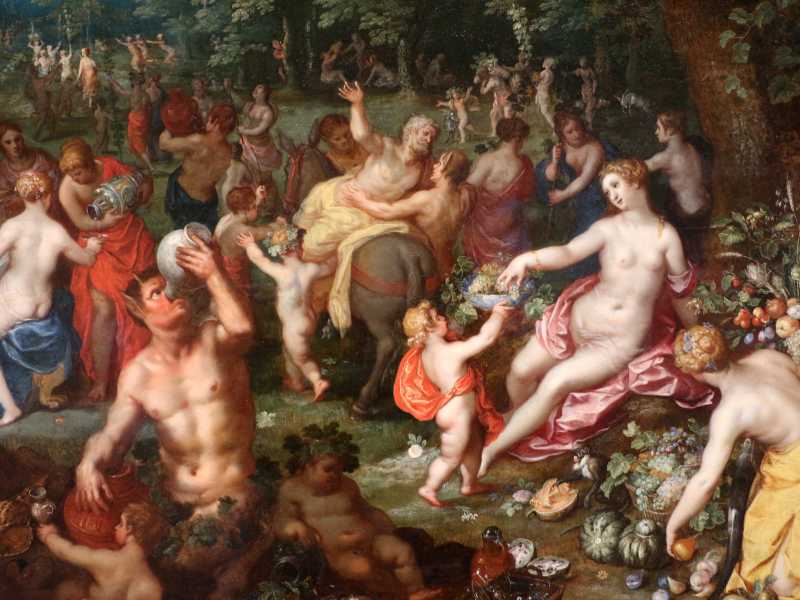 Jan Brughel il vecchio, Un baccanale, 1608-1616 ca&nbsp;<br />