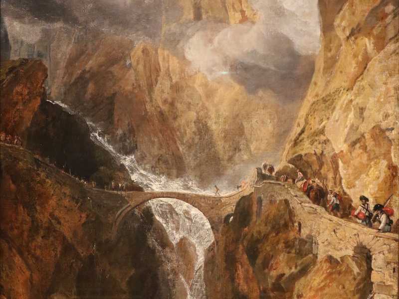 William Turner, "Il ponte del diavolo al San Gottardo" (Wikipedia)