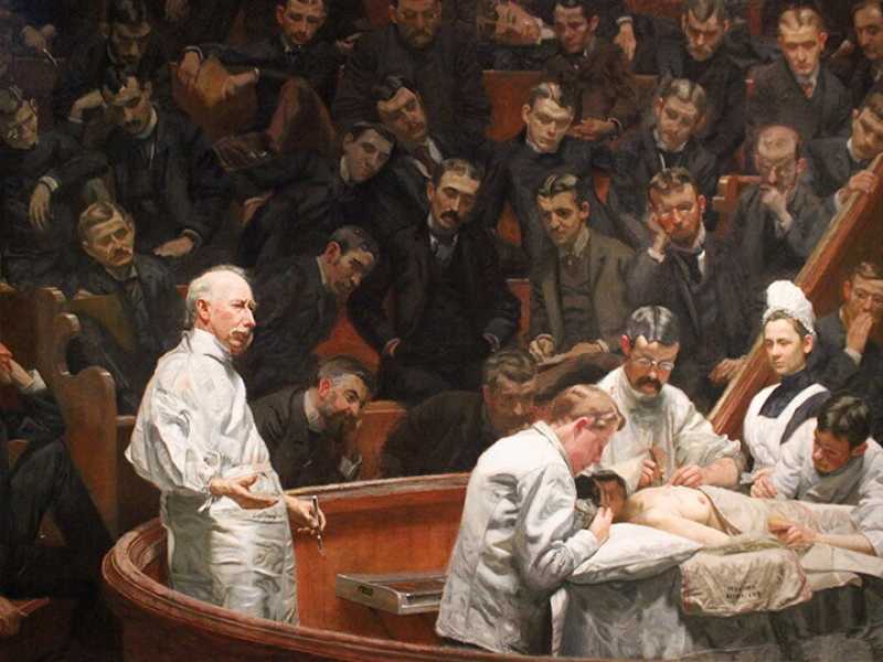 &ldquo;La clinica Agnew&rdquo; di Thomas Eakins, 1889 (Wikipedia)&nbsp;<br />