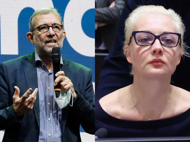  Roberto giachetti, Yulia Navalnaya - foto Ansa