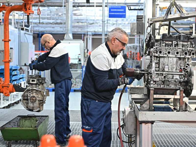  Lo stabilimento Stellantis a Mirafiori, Torino - foto Ansa