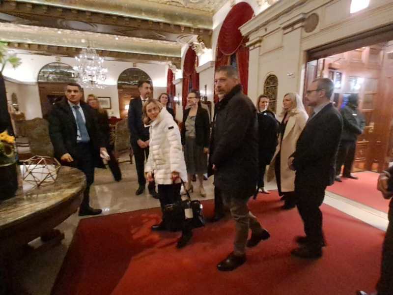 &nbsp;Meloni a Washington per l'incontro con Joe Biden - foto Ansa