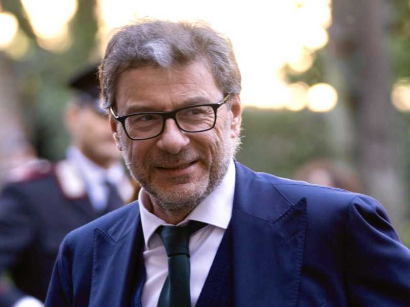  Giancarlo Giorgetti - foto Ansa