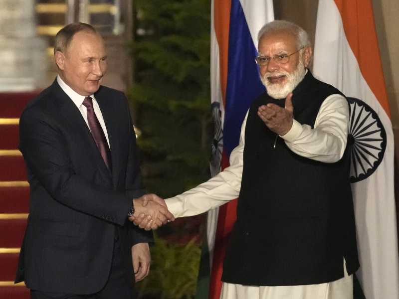 Modi aveva rimproverato a suo tempo Putin ma poi gli si &egrave; ravvicinato, al punto che questi l&rsquo;ha definito &ldquo;uomo molto saggio&rdquo; (foto Ansa)&nbsp;<br />