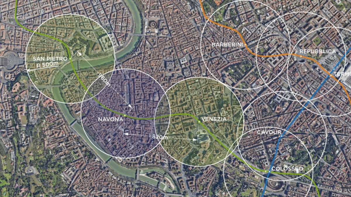Immagine di Metro C e il nodo della stazione "baricentrica"