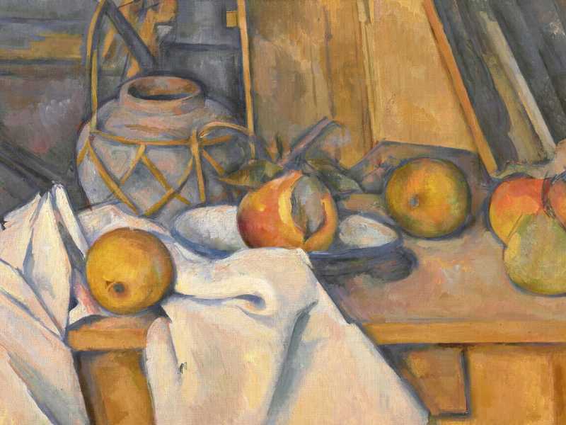 Fruits et Pot de Gingembre. Paul C&eacute;zanne (foto Ansa)