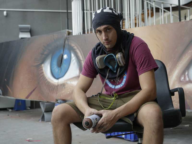 Jorit - foto via Getty Imes