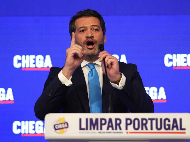 &nbsp;Andre Ventura, il presidente del partito Chega - foto Ansa