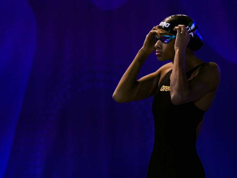 La nuotatrice azzurra <strong style="font-family: Arial, Verdana, sans-serif; font-size: 12px;">Sara Curtis (foto LaPresse)</strong>