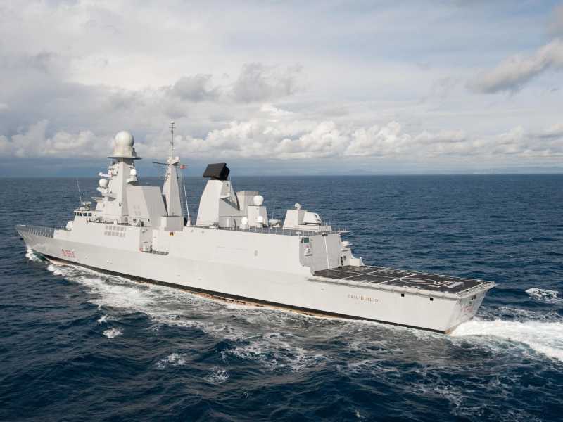 La nave Caio Duilio ha abbattuto due droni houthi nel Mar Rosso