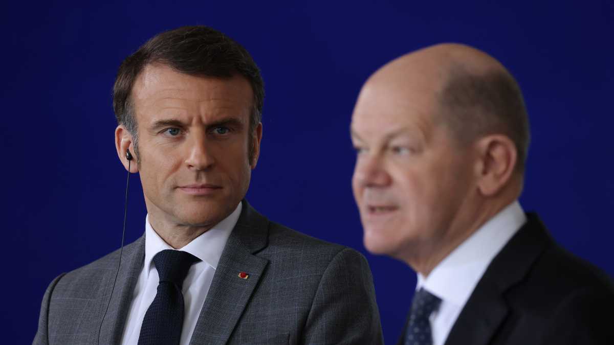 Immagine di Scholz non è ancora pronto alla "svolta epocale" che chiede Macron sull’Ucraina