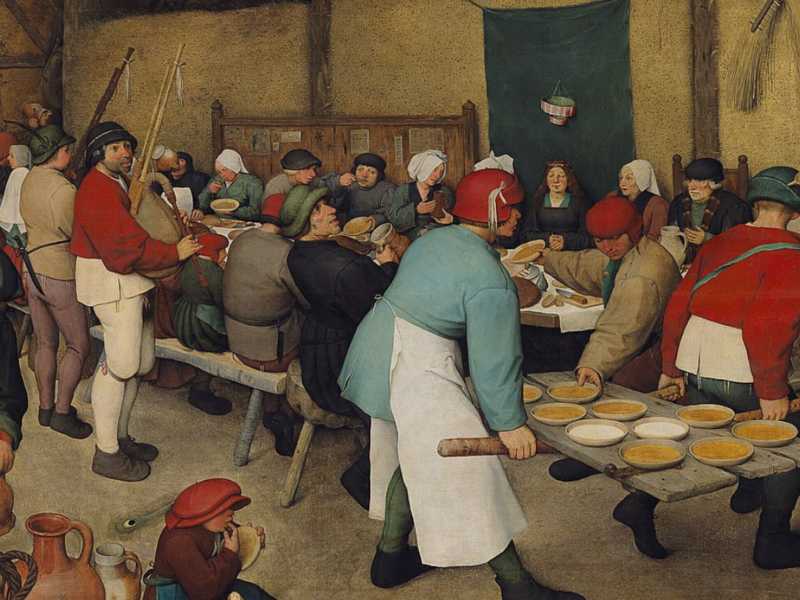&nbsp;Pieter Bruegel il Vecchio, Banchetto nuziale<br />