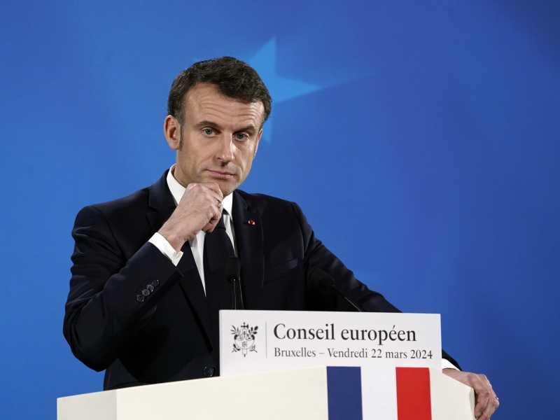 &nbsp;Emmanuel Macron - foto via getty Images