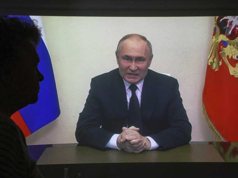 Putin parla alla nazione, dei terroristi gli importa poco, preferisce accusare Kyiv
