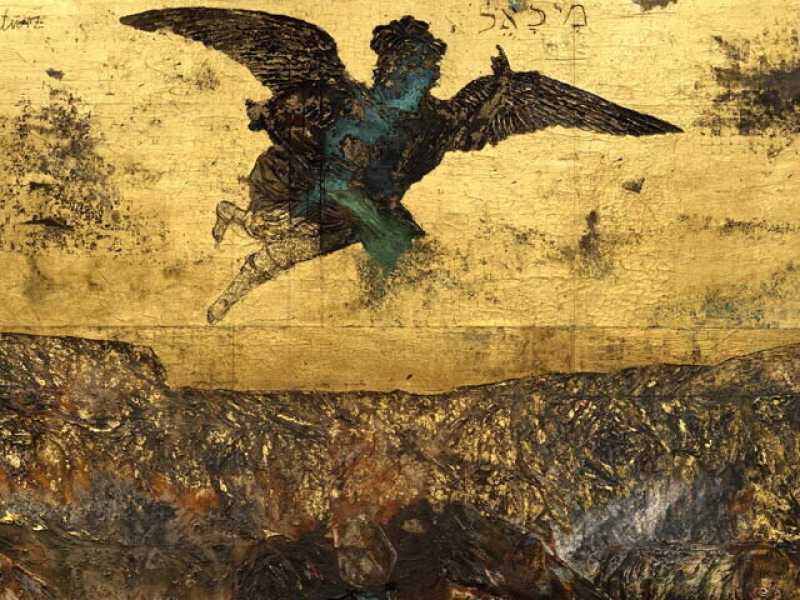 Anselm Kiefer, “Engelssturz” (“Caduta dell’angelo”) 2022-2023. Copyright Anselm Kiefer, foto di Georges Poncet <br />
