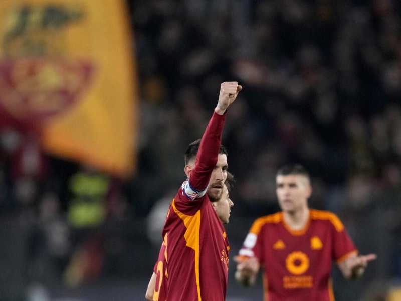 Il capitano della Roma Lorenzo Pellegrini (foto LaPresse)<div> </div>