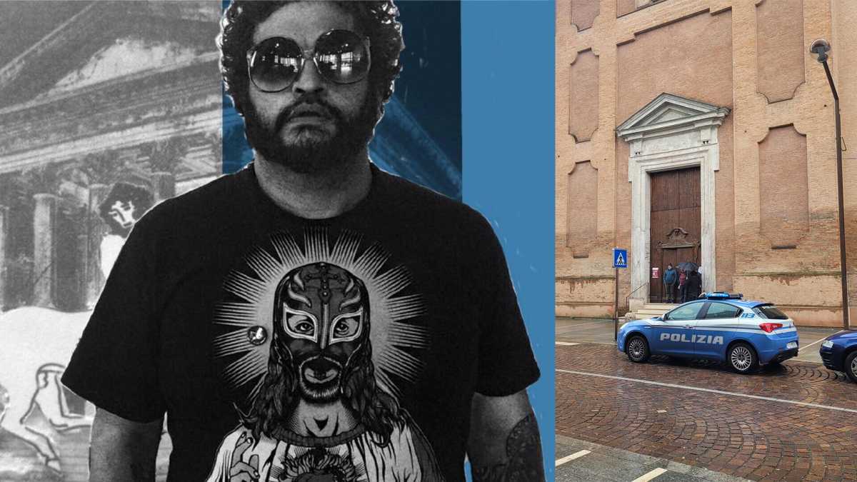 Immagine di L’artista ferito a Carpi e le stravaganti motivazioni di una mostra in chiesa