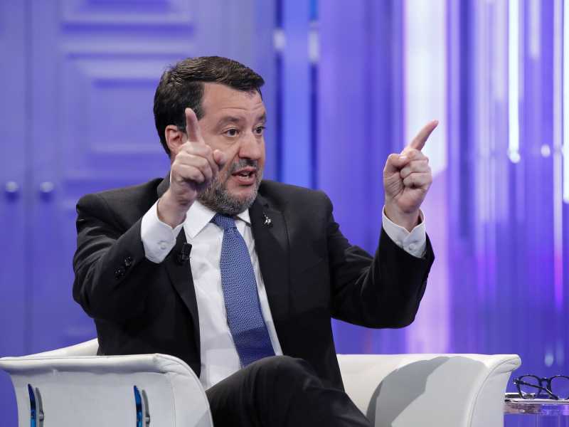 &nbsp;Matteo Salvini - foto via Getty Images