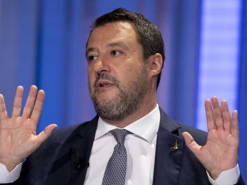 Matteo Salvini - foto Ansa