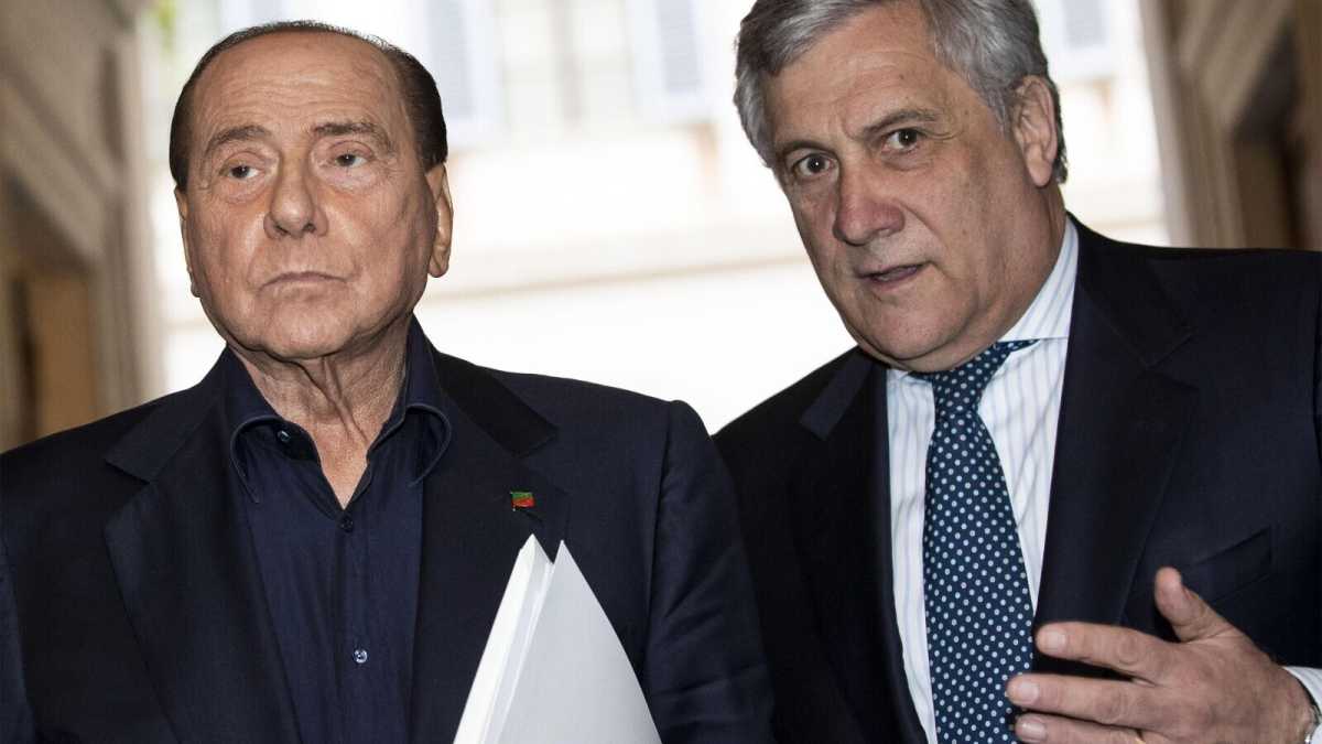 Immagine di Antonio Tajani, delfino. Colloquio a bordo piscina