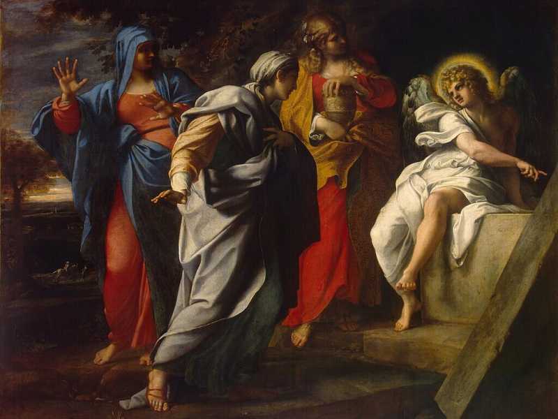 Pie donne al sepolcro, Annibale Carracci (1600 ca.), olio su tela - Ermitage, San Pietroburgo
