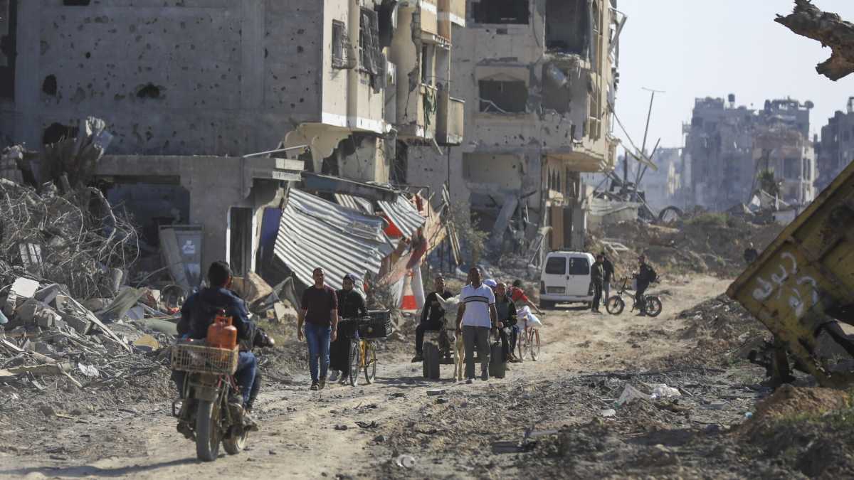 Immagine di L'esercito israeliano lascia Khan Younis