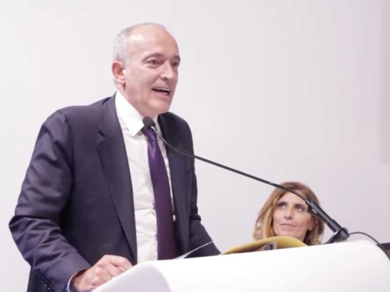 Bruno Valensise - screenshot da un video Facebook